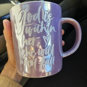 Large purple shimmer mug